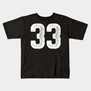 Rough Number 33 Kids T-Shirt